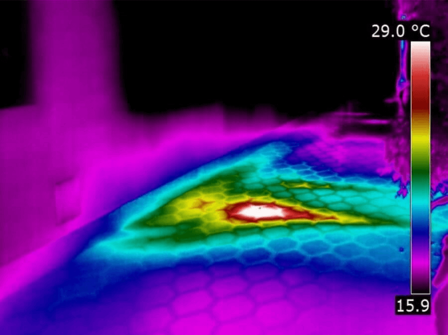 Termografia impianti riscaldamento - Perdita di acqua impianto