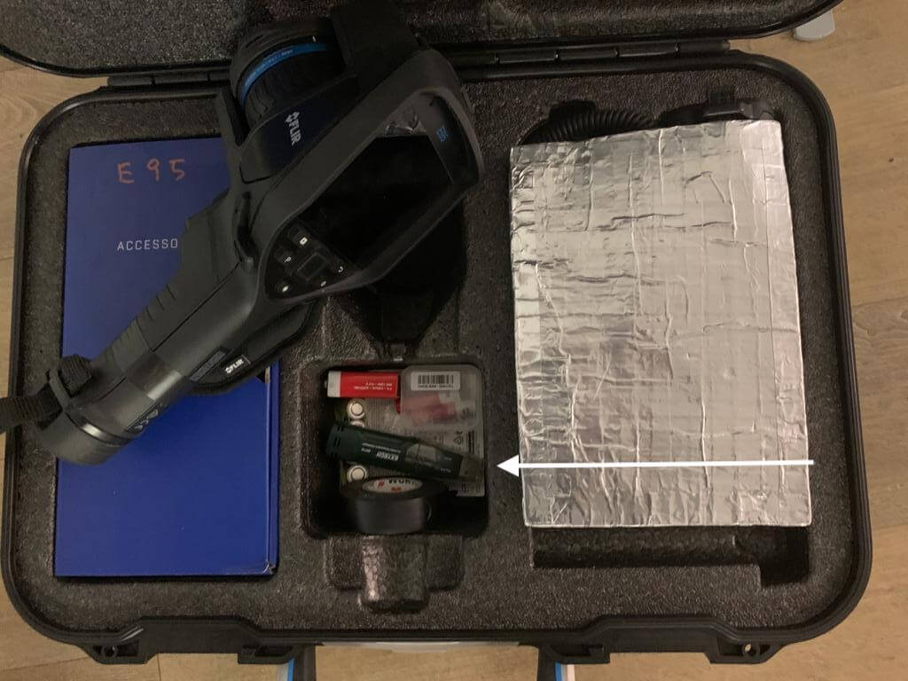 Termografia umidità di risalita datalogger