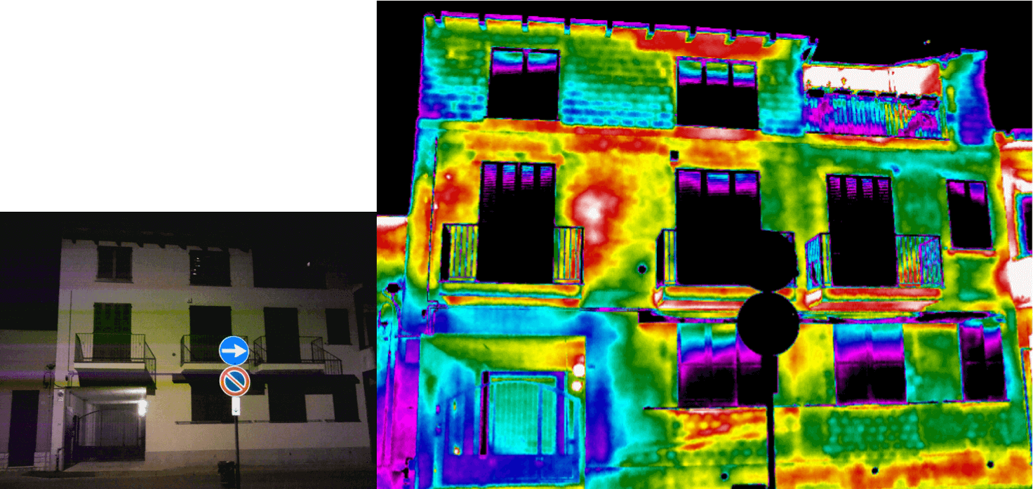 Termografia ponti termici e dispersioni energetiche - Dispersioni dall'esterno