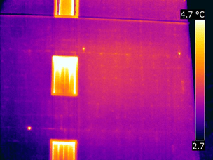 Termografia cappotti termici - Esempio capotto termico buono