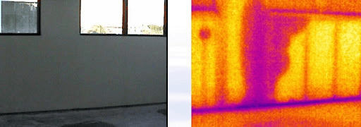 Termografia infiltrazioni di acqua infisso