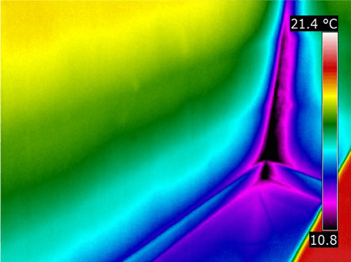 Termografia muffa e condensa ponte termico