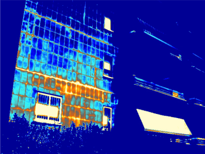Termografia distacco di intonaco