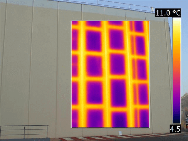 Termografia strutturale prefabbricato strutture portanti