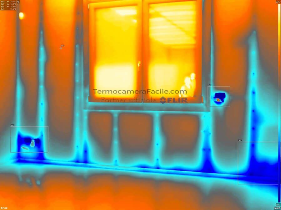 Termografia strutturale pannelli in cartongesso