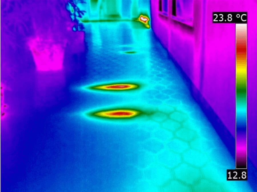 Termografia impianti riscaldamento raccordi impianto
